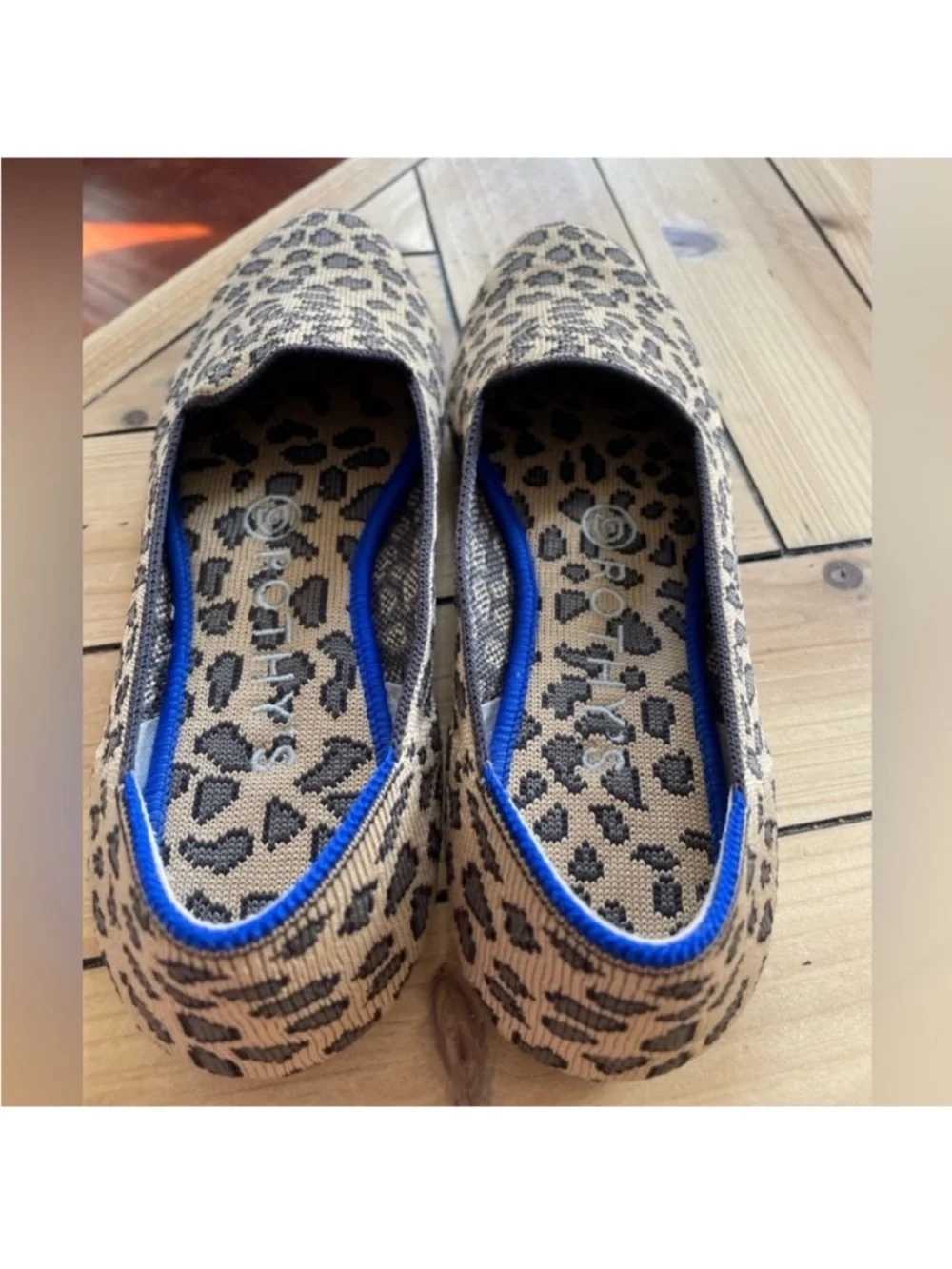 Rothy's The Loafer Little Cat Textile Flats Comfort Shoes Womens US 6.5.